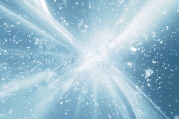 Leinwandbilder - Animated speed lights with blurred backgrounds. Blue-gray exploding rays. Zoom effect.