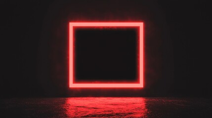 Leinwandbilder - HUD interface with abstract red display for e-sports and technology businesses.