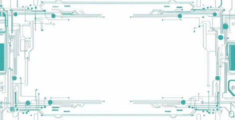 Leinwandbilder - The blue control panel represents modern technology, a futuristic interface, and an abstract design