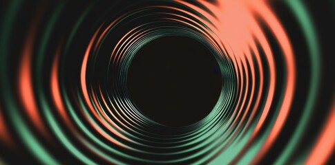 Poster - An organic motion background with a circle shape in futuristic technology. Stock image.