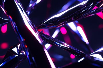 Poster - Abstract background with futuristic tech. Stock image