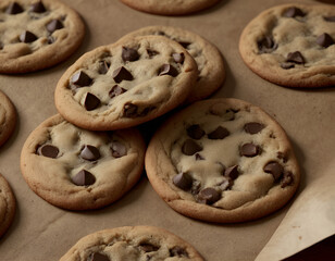 cookies, cookies on a plate, cookies on table