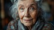 © Kateryna Kordubailo - Portrait series of a grandmother in the studio, exploring themes of aging and seniority.