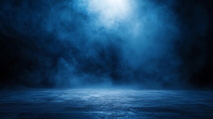 Aufkleber - The background is dark blue with dark streets and asphalt.