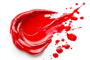 Poster - A blood splash cut out, isolated on a transparent background, PNG