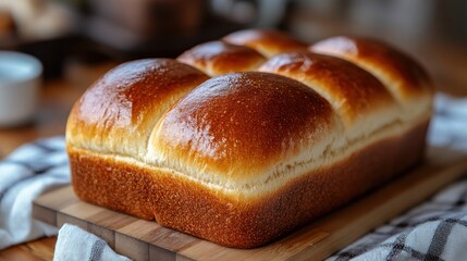 Wall Mural - Freshly Baked Bread Loaf