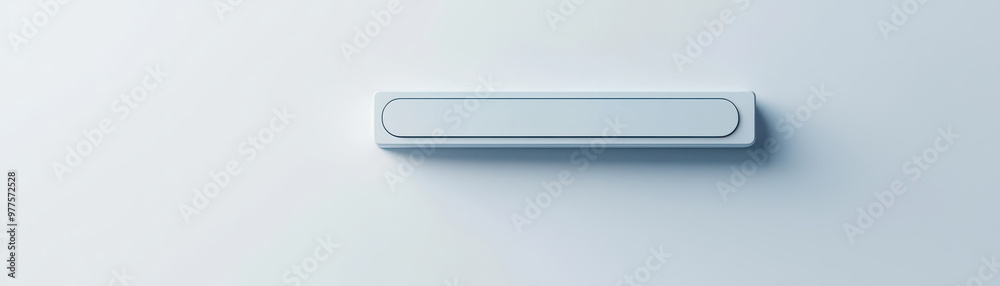 A simple and modern search bar design floating on clean white ...