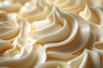 Cream with swirls 