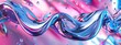 © Pihta - 3d abstract background, iridescent design, liquid petrol surface.