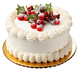 PNG Christmas cake dessert cream food.