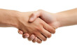 © Rawpixel.com - PNG Photo of shaking hands handshake white background agreement.