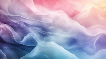 Aufkleber - A high-resolution image of a fluid, watercolor-style abstract background with soft, blended hues and gentle brushstrokes for a calming effect.