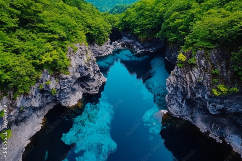 Authentic beauty of nature is captured in an unfiltered travel photo, free from edits and enhancements