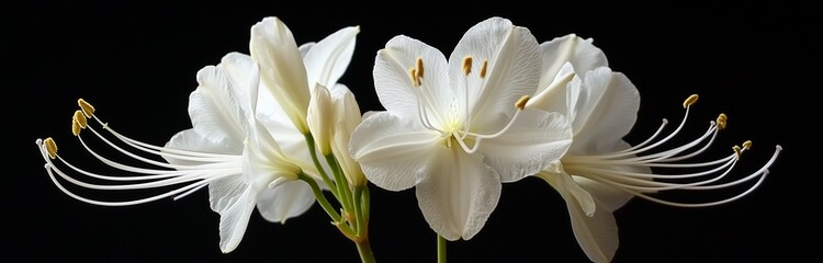 Wall Mural - close up of a beautiful white flower in full bloom