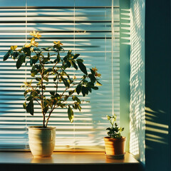 window with flowers