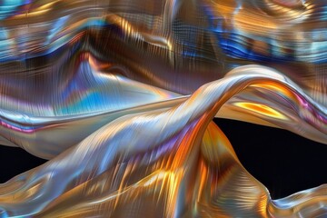 Wall Mural - a repeating texture of silk