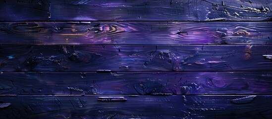 Poster - abstract grunge decorative rough uneven navy purple wood wall background art texture colored winter 