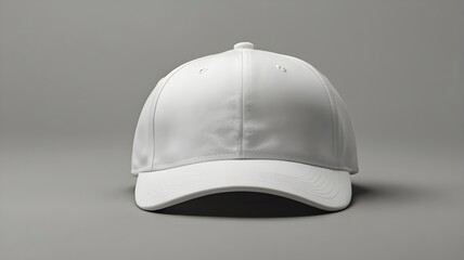 Mockup cap on white background