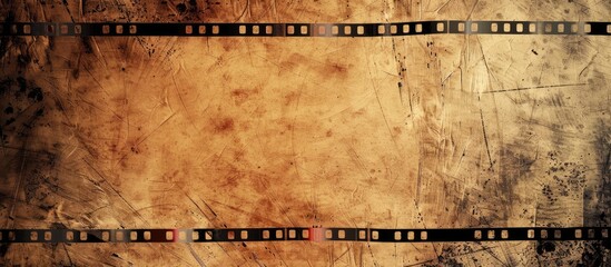 Canvas Print - Grungy film negative backdrop copyspace