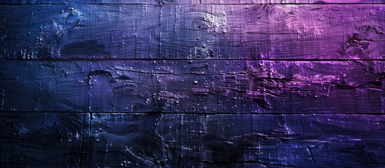 Poster - abstract grunge decorative rough uneven navy purple wood wall background art texture colored winter 