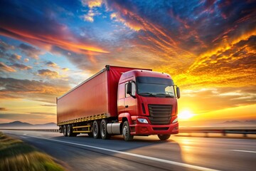 International freight transportation by truck