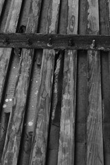 old wooden fence