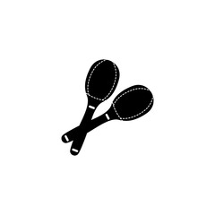 Poster - Maracas vector set of instruments. Set of colored maracas vector. Folk mexican instrument maracas vector. Acoustic maracas vetkor. Vector illustration.