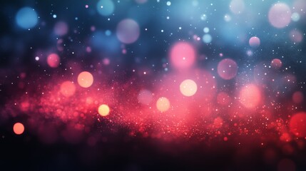 Poster - Colorful abstract background featuring a blend of vibrant particles and flowing light patterns