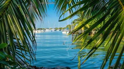  A slightly enlarged, high-definition image of a luxurious pool at a tropical resort. The crystal-clear water sparkles under the sunlight