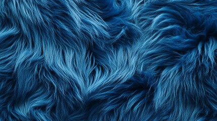 A creative concept featuring a blue animal fur texture, showcasing wool close-up, perfect for banners, flyers, or posters