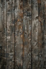 Wall Mural - Close-up shot of a wooden wall with visible nails, great for DIY or construction related uses