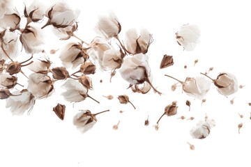 Wall Mural - A bouquet of white flowers up close