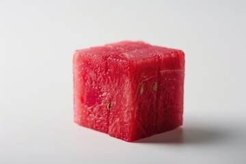 Sticker - A slice of fresh watermelon resting on a clean white background