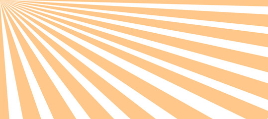 Wall Mural - Orange and white sun rays background