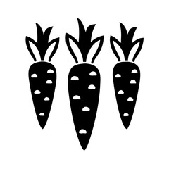 Vector art of carrot illustration