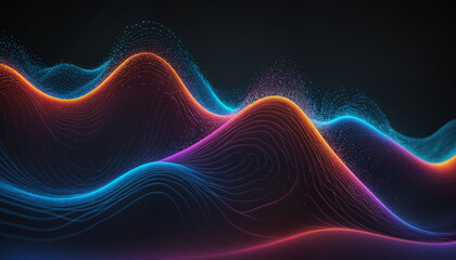 Wall Mural - Musical Waves