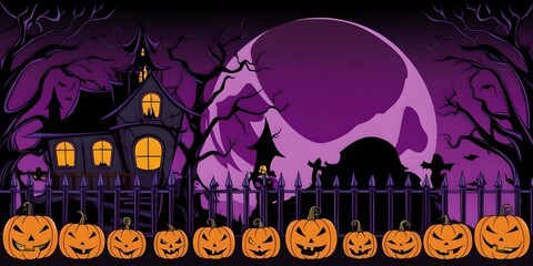 Wall Mural - happy halloween