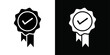 © Petsscouts - certificate icon Vector flat thin line illustration