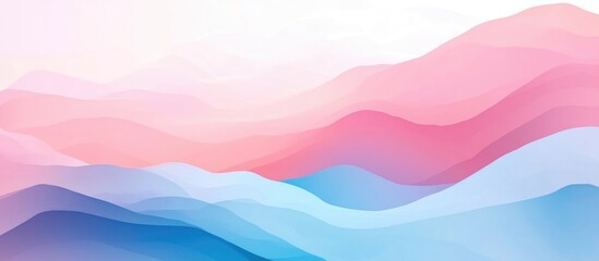 Wall Mural - Beautiful Abstract Background With Calm Gradient Ai Generated