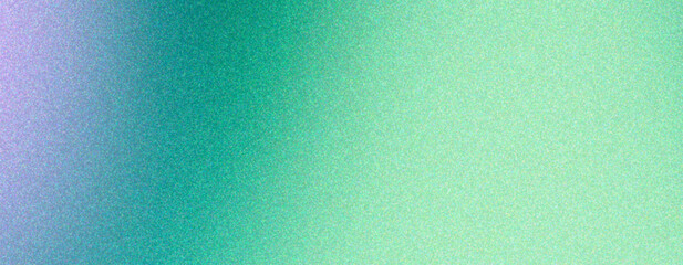 Wall Mural - Abstract grainy gradient pastel purple, green and teal background.