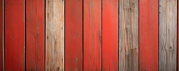 Old barn siding with faded red paint, vintage farm feel, rugged and authentic