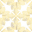 © sekitarief - luxury abstract golden floral pattern
