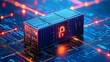 © DZMITRY - Featuring advanced encryption technologies, shipping containers can be used in global supply chains to ensure their security