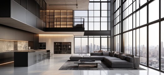 Wall Mural - Modern Penthouse with City Views