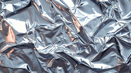 Aufkleber - Wrinkled Foil Texture : Generative AI