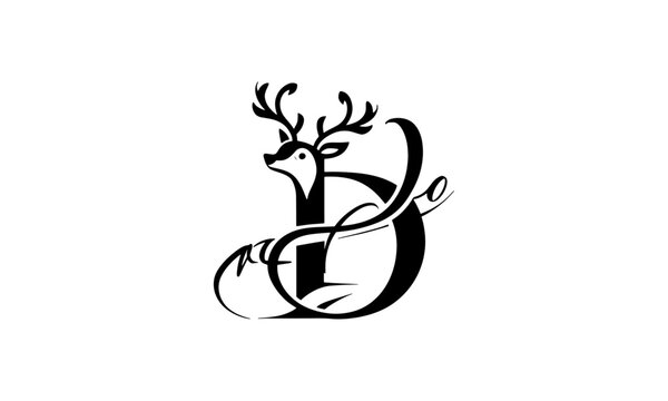 Creative D Letter Logo Design Fully Vectorized Editable.