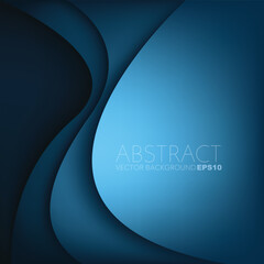Poster - graphic vector curve line overlap background for text and message design