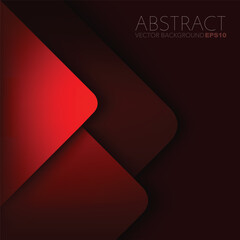 Poster - graphic geometric triangle overlap vector layer background for text and message design
