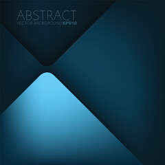 Poster - graphic geometric triangle overlap vector layer background for text and message design
