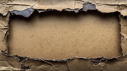 Poster - Dirty Cardboard Texture : Generative AI